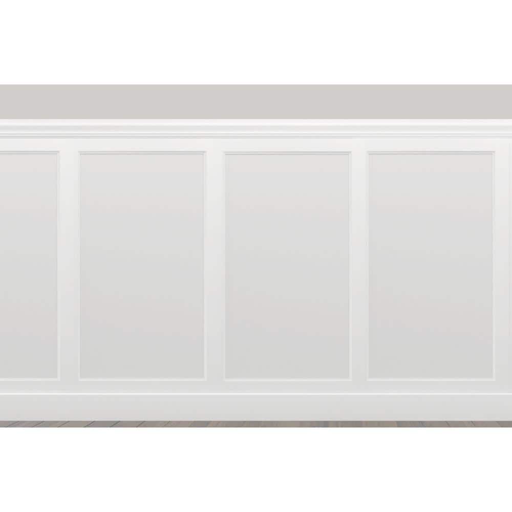 HOUSE OF FARA 3/8 in. x 3/8 in. x 48 in. Tinytrim Basswood Cove Molding