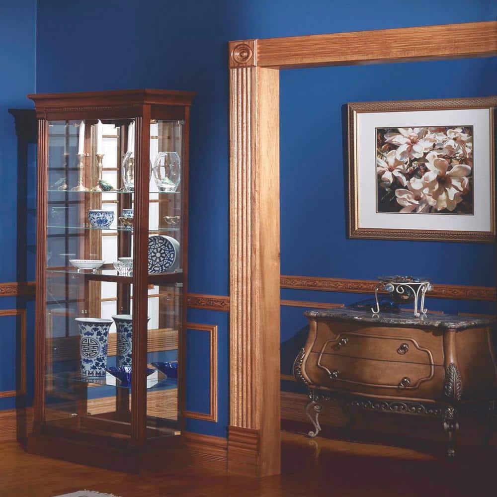 HOUSE OF FARA 5/8 in. x 3 in. x 8 ft. Hardwood Wood Casing Moulding
