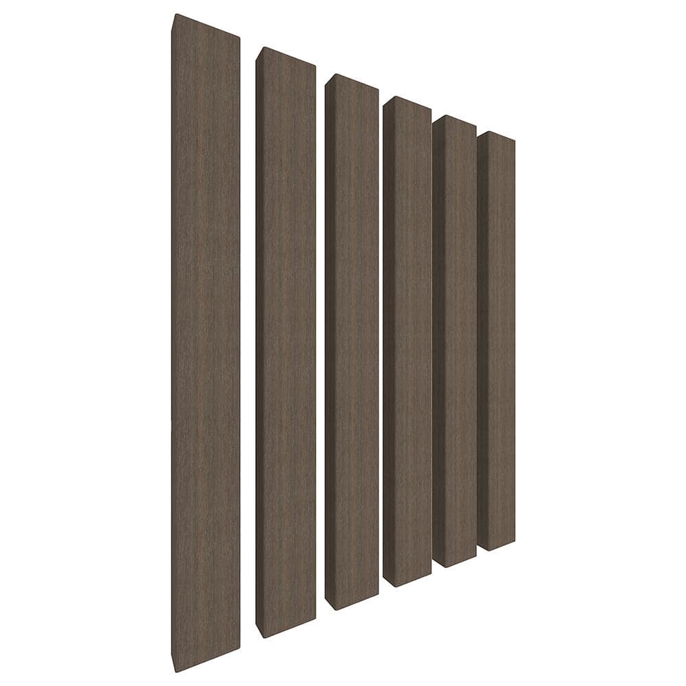 NewTechWood Alusions 1 in. x 2 in. x 144 in. Coextruded Brazilian Ipe Wood Composite Aluminum Beams