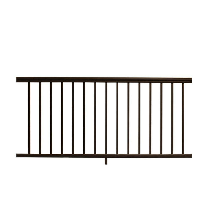 NewTechWood Allure 72 in. x 42 in. Bronze Aluminum Preassembled Railing Kit