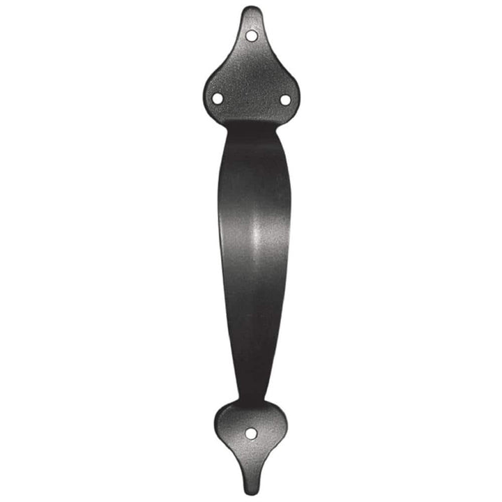 NUVO IRON Black Galvanized Steel Gate Pull Handle (24-Pack)
