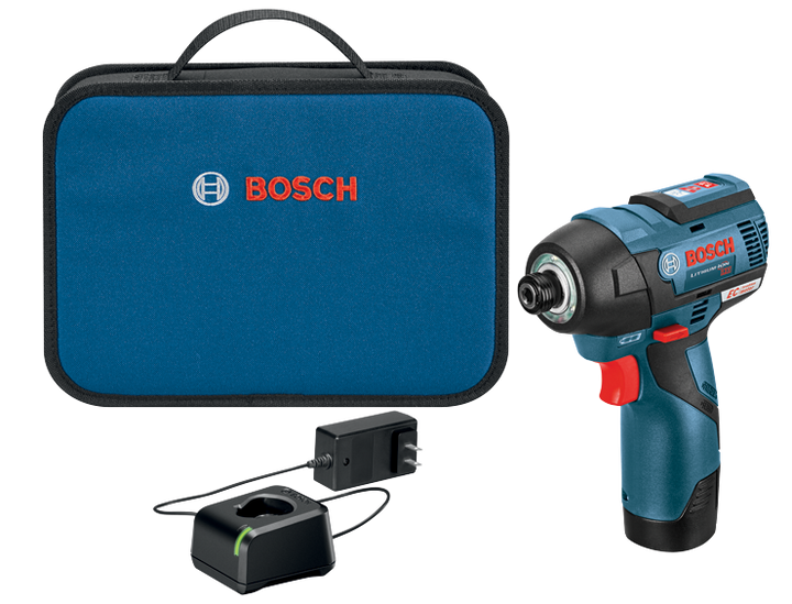 Bosch 12V Max Brushless Cordless Impact Driver Kit with Variable Speed (PS42-02, 2 Batteries Included)