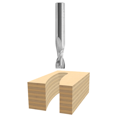 Bosch 3/16-in Solid Carbide Upcut Spiral Router Bit