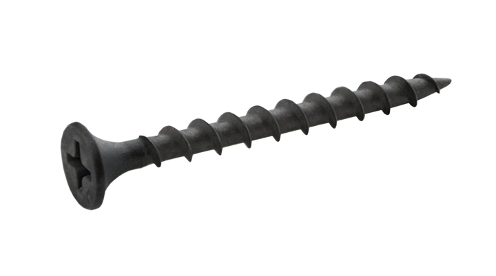 Grip-Rite #6 x 1-5/8-in Bugle Coarse Thread Drywall Screws, Black Phosphate, 1 lb