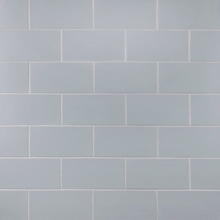 Merola Tile Projectos 7-3/4 in. x 3-7/8 in. Cinza Matte Ceramic Subway Floor and Wall Tile, 11.46 sq. ft. per Case