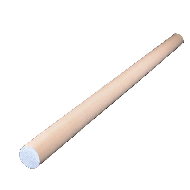Alexandria Moulding Round Ramin Hardwood Dowel, 1-1/8 in. Diameter x 36 in. Length, Light Blue