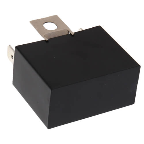 Packard PDCF2 capacitor - side view (Voltage: 440v; MFD: 2)