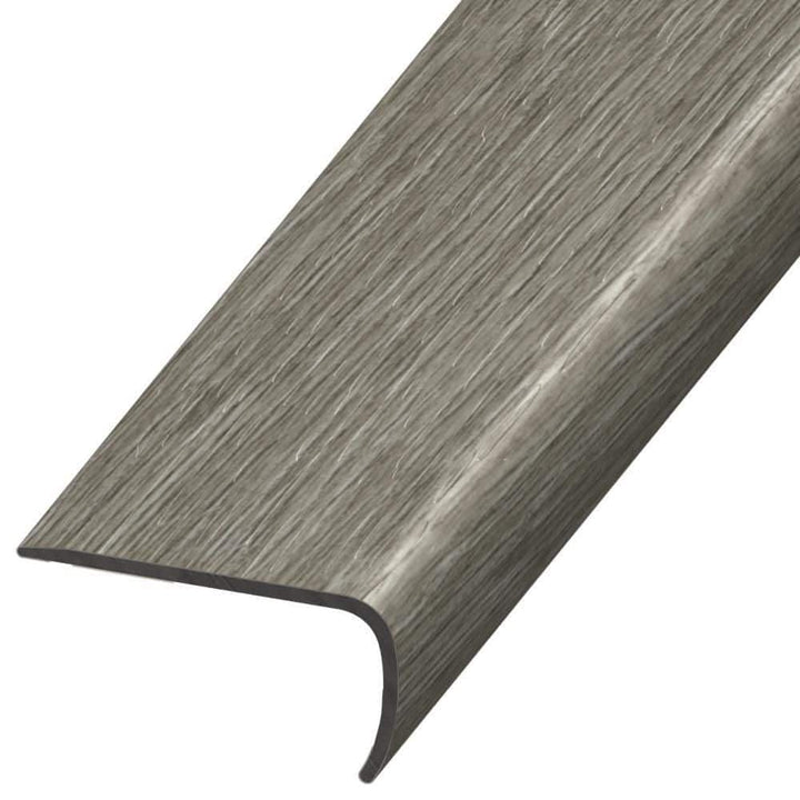 Polished Pro Perfect Pewter 1 in. T x 2 in. W x 94 in. L Stair Nose Molding