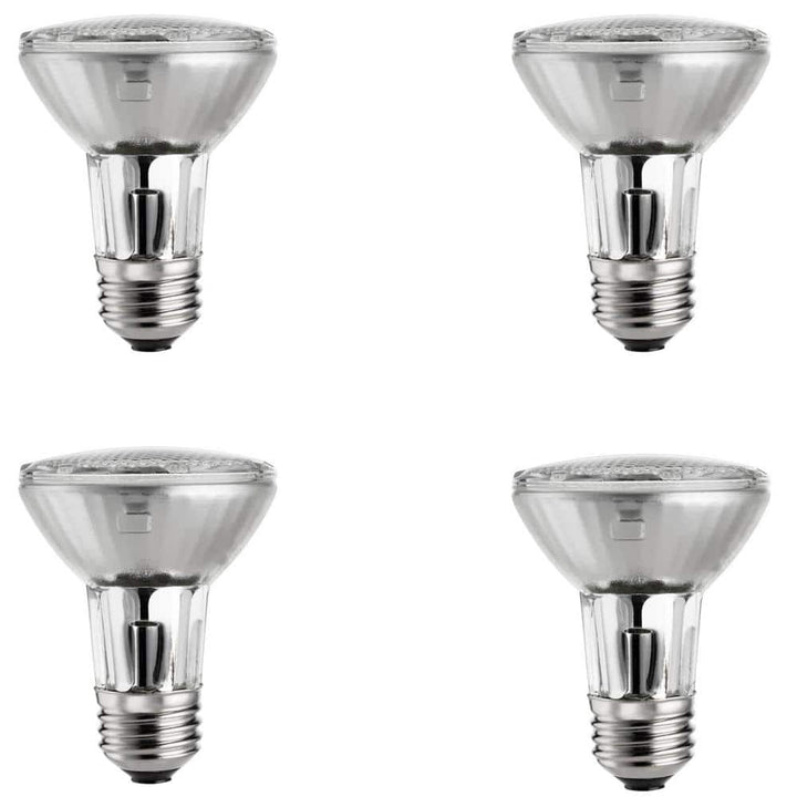 Philips 39-Watt Equivalent Halogen PAR20 Dimmable Flood Light Bulb (4-Pack)
