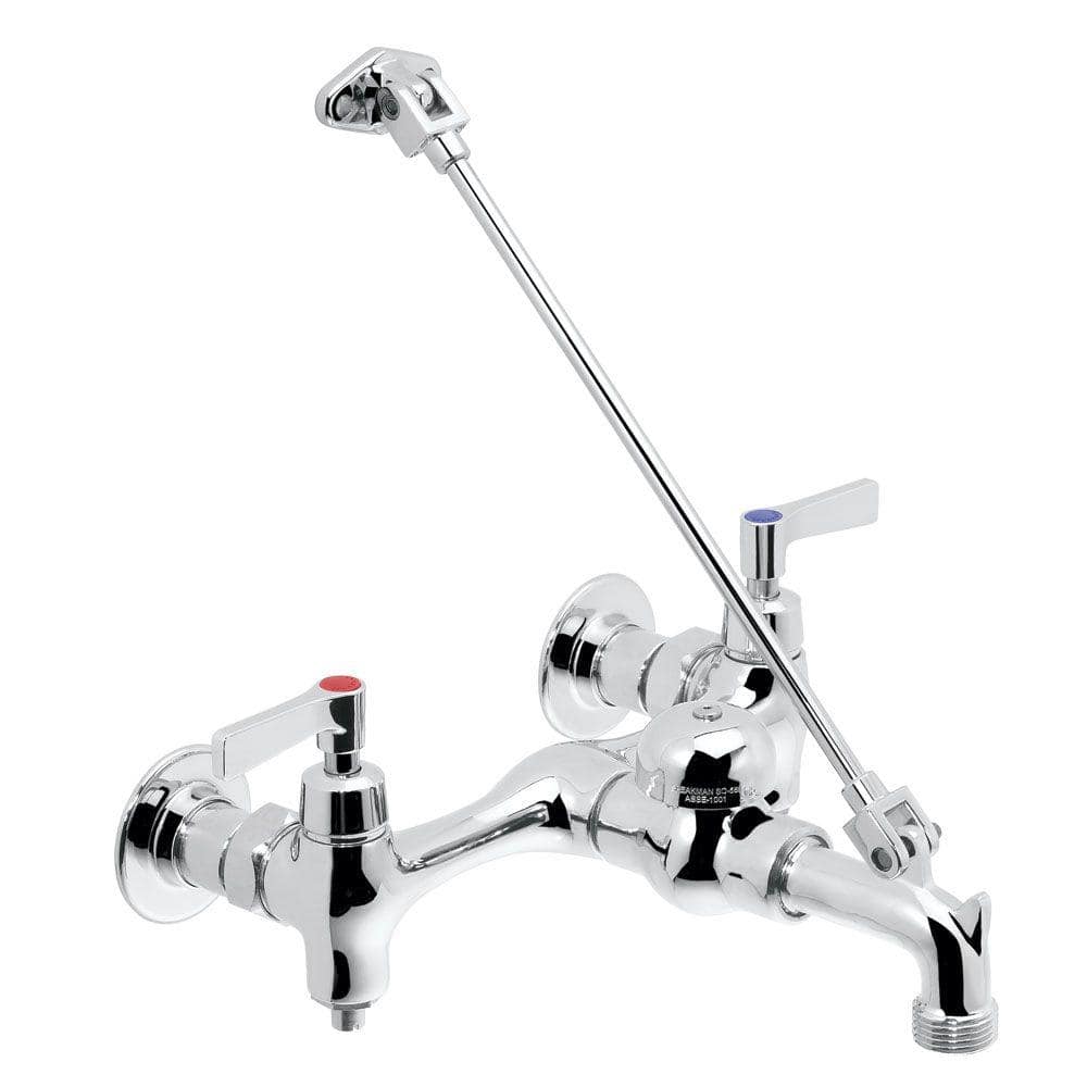 Speakman Commander Wall Mount 2-Handle Bathroom Faucet - Polished Chrome