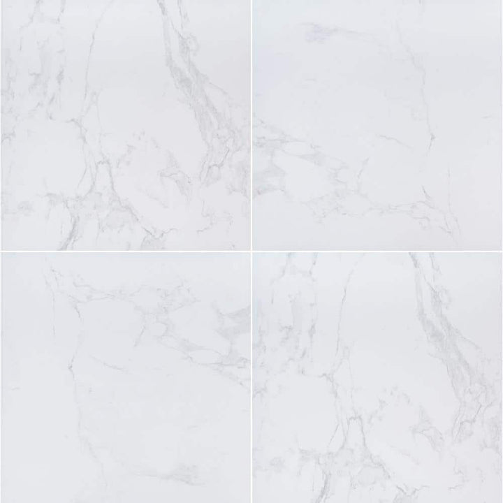 MSI Praia Carrara 2 cm. x 24 in. x 24 in. Matte Porcelain Stone Look Paver Tile (8 sq. ft./Case)
