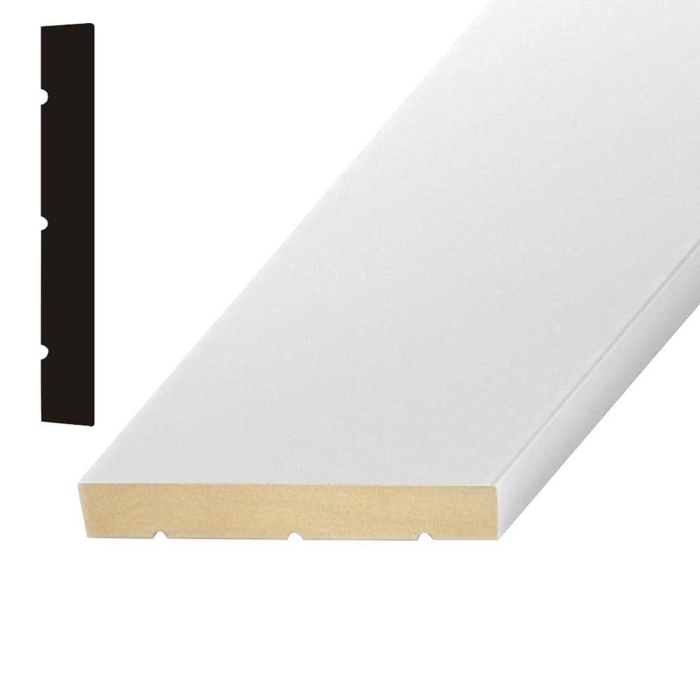 Builder's Choice 11/16 in. x 4-9/16 in. x 84 in. Primed MDF Interior Jamb