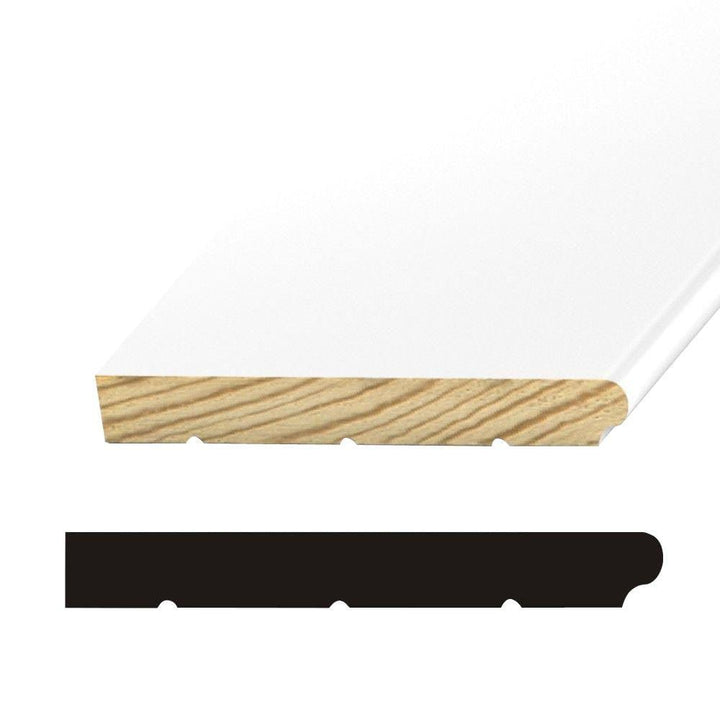 Kelleher 3/4 in. x 4-1/2 in. Primed Pine Stool Molding