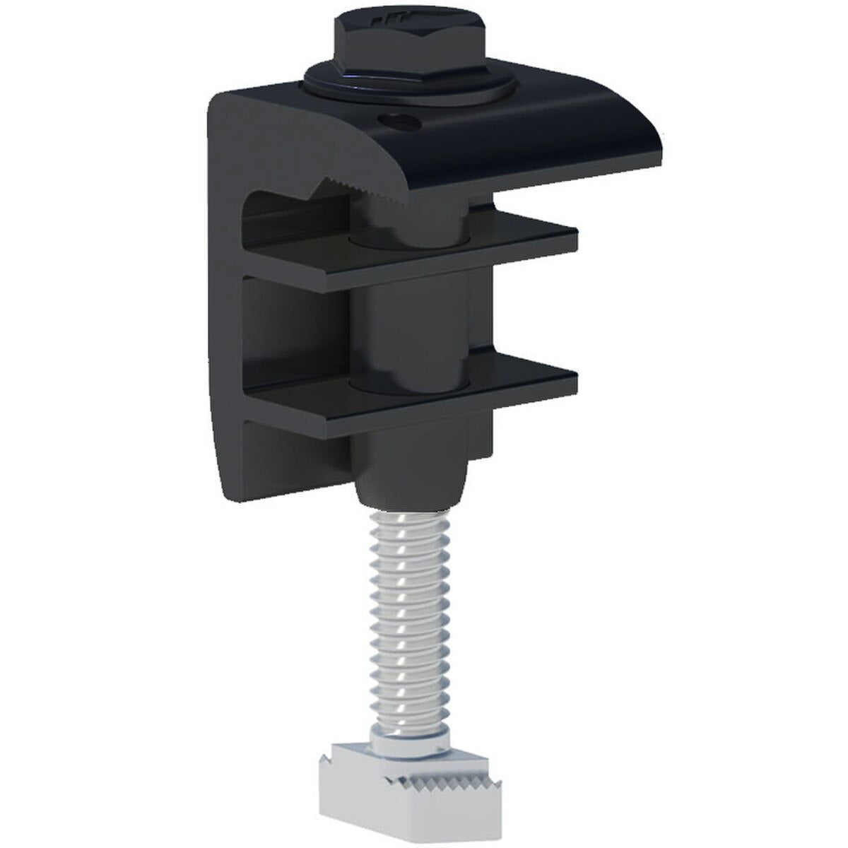 IronRidge End Fastening Object End Clamp US Production Black
