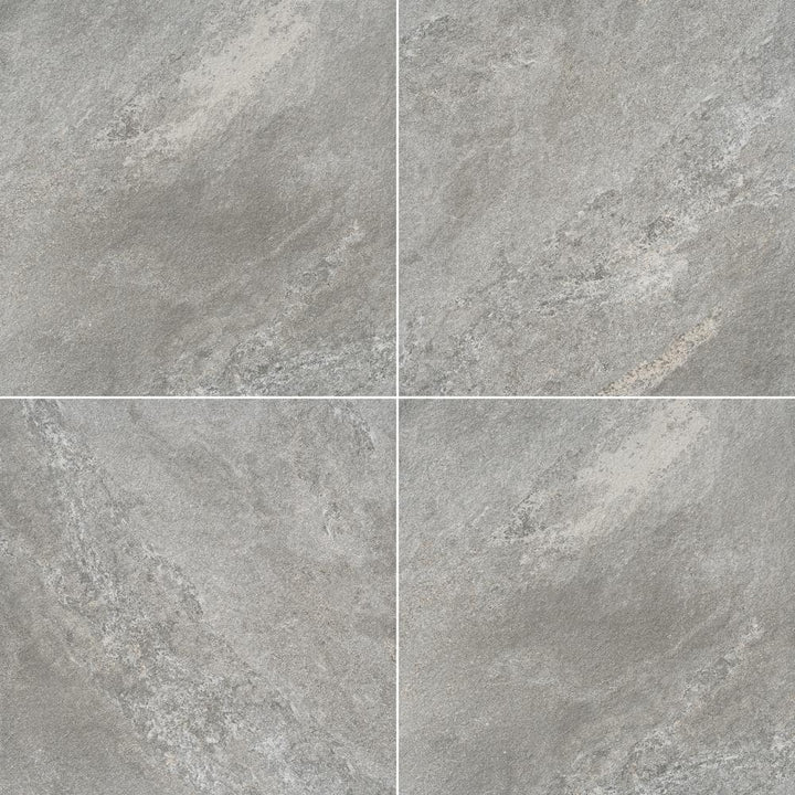 MSI Quarzo Gray 2 cm. x 24 in. x 24 in. Porcelain Paver Stone Look Paver Tile (8 sq. ft. / case)