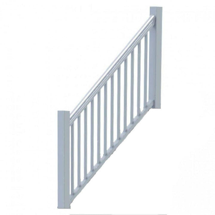 RDI Original Rail Vinyl 8 ft. x 36 in. 32°-38° Stair Rail Kit Including Square Baluster in White