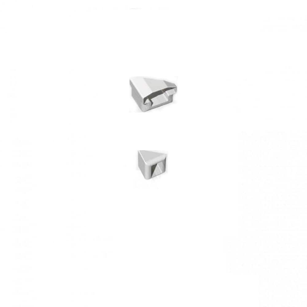 RDI Original Rail Stainless Steel White 0-Degree to 44-Degree Level Mounting Bracket Kit (1-Pair)