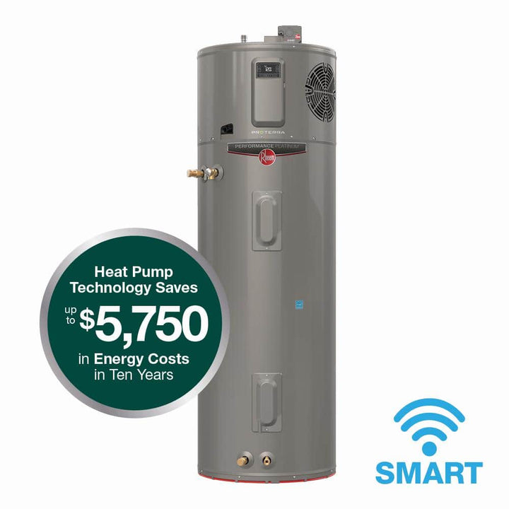 Rheem ProTerra 80 Gal. Smart Hybrid Heat Pump Water Heater with Leak Detection & 10-Year Warranty