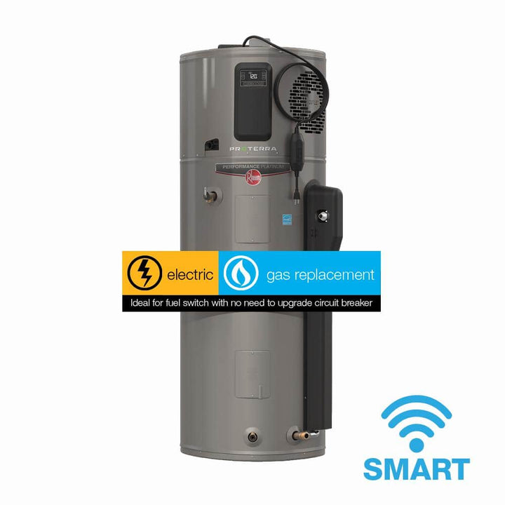 Rheem Performance Platinum ProTerra 80 Gal Heat Pump Water Heater with Smart WiFi and 10-Year Warranty