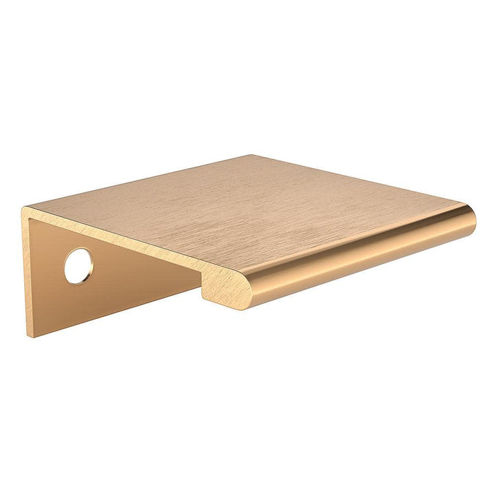 Richelieu 1 in. (25 mm) Satin Gold Contemporary Drawer Edge Pull