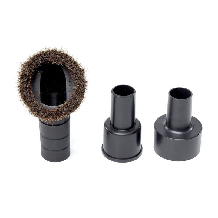 1-1/4 in. Natural Hair Dusting Brush Shop Vac Attachment with 1-7/8 in., 2-1/2 in. Adapters for RIDGID Wet Dry Vacuums