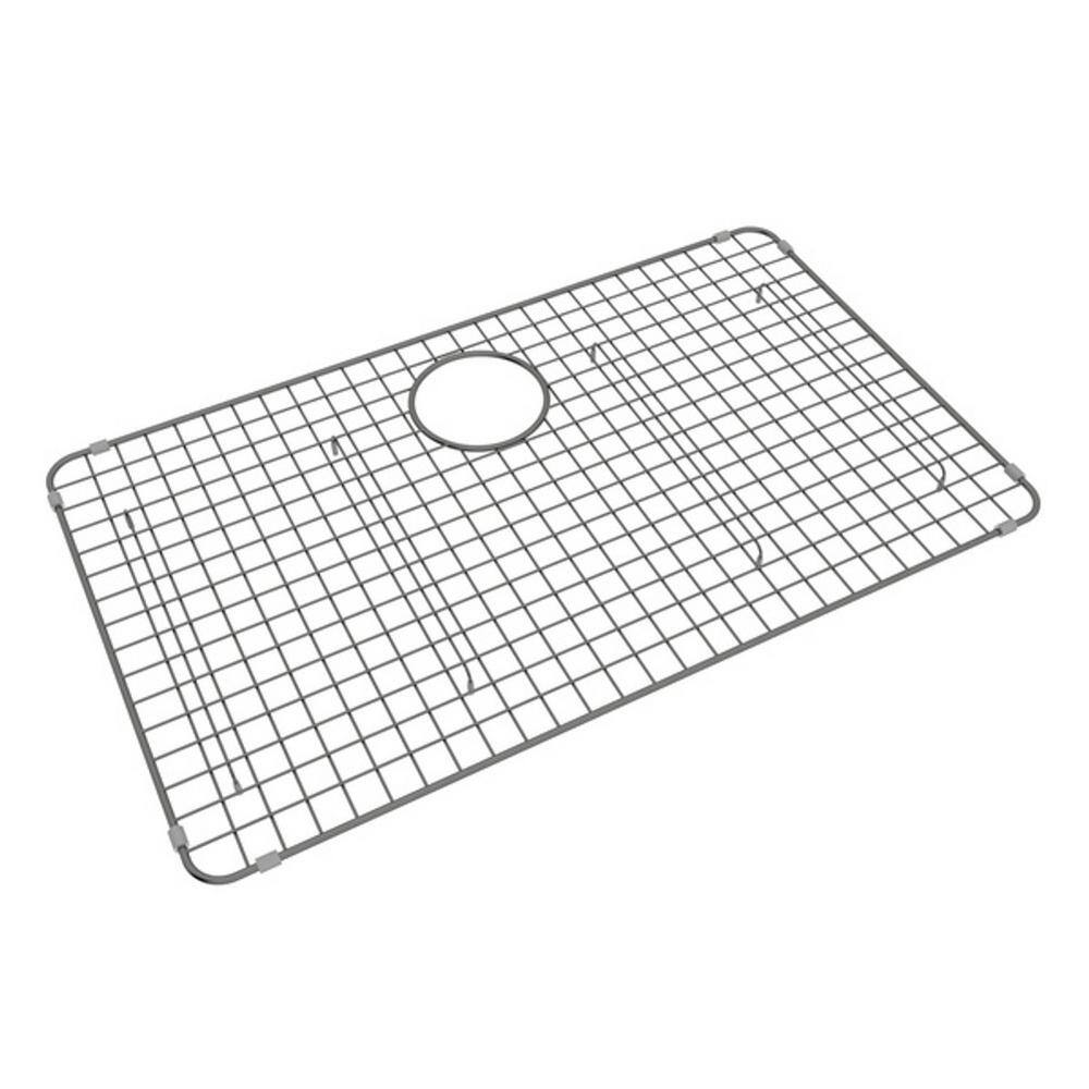 ROHL Froze Black Stainless Steel Sink Bottom Grid - 17.16x29.13 inch