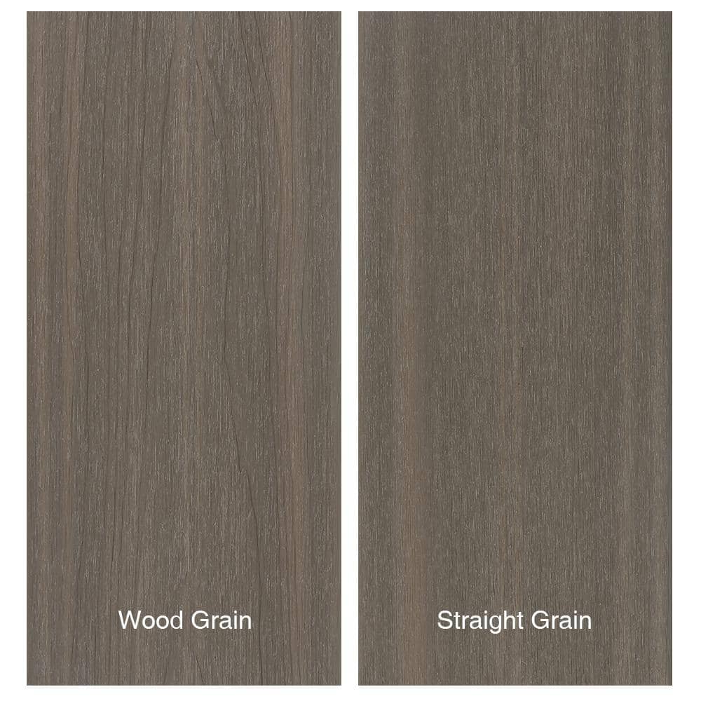 NewTechWood Naturale Magellan Series 1 in. x 5-1/2 in. x 0.5 ft. Roman Antique Composite Decking Board Sample with Groove