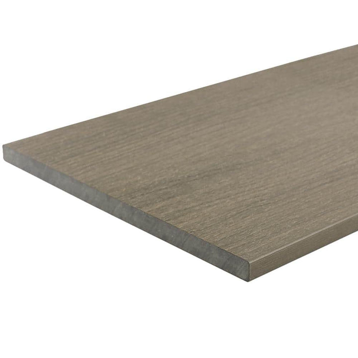 NewTechWood UltraShield 0.6 in. x 12 in. x 12 in. Roman Antique Fascia Composite Decking Board Sample