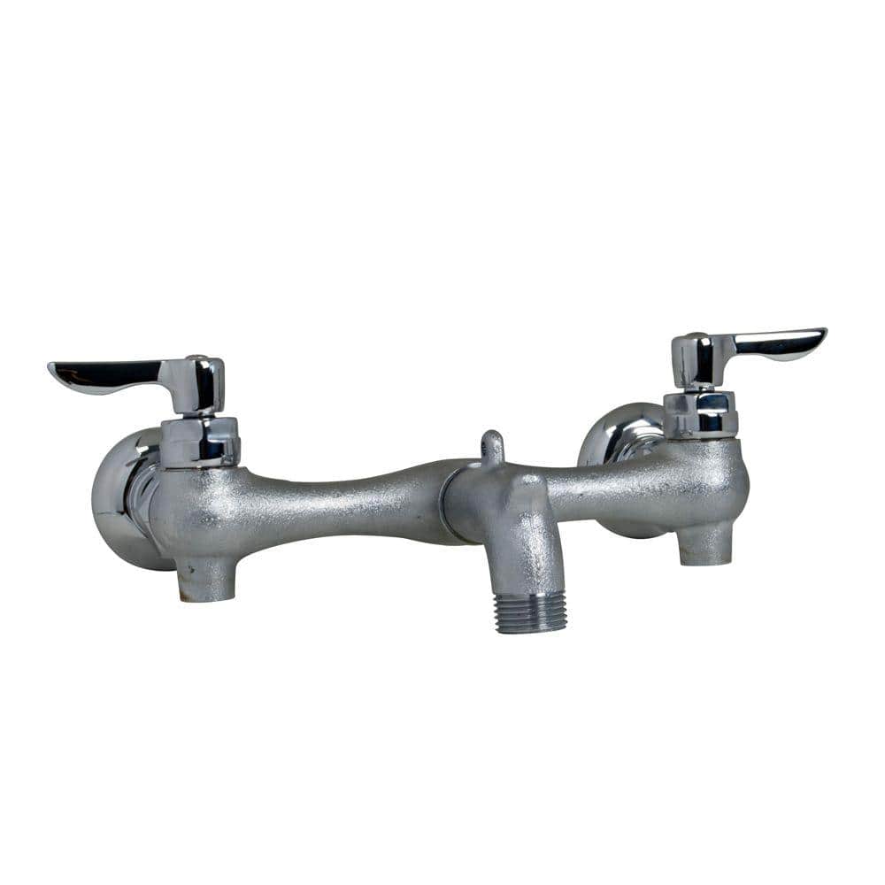 American Standard Exposed Yoke Wall-Mount Utility Faucet in Rough Chrome