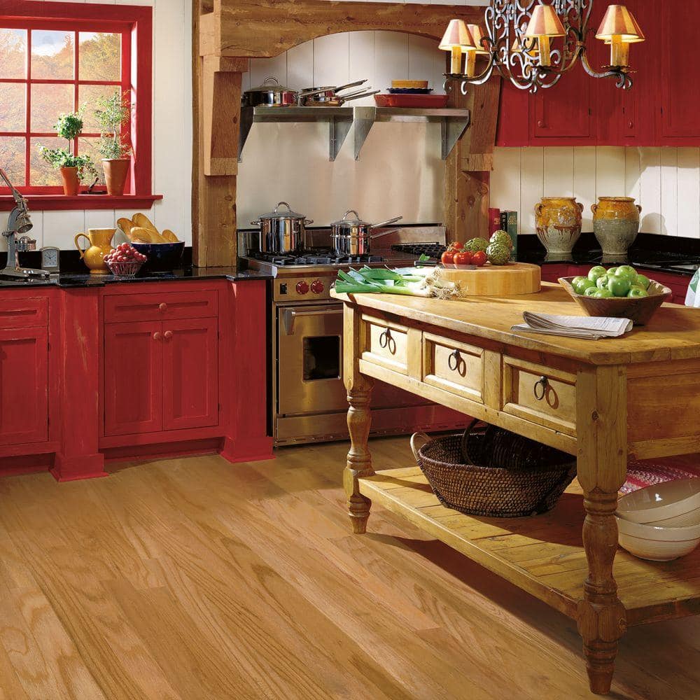 Bruce Colony Rustic Natural Oak 3/8 in. T x 5 in. W T+G Smooth Engineered Hardwood Flooring (36.5 sq.ft./ctn)