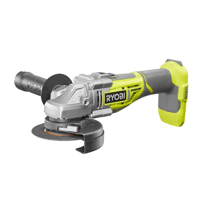RYOBI ONE+ 18V Cordless Brushless 4-1/2 in. Cut-Off Tool/Angle Grinder (Tool Only)