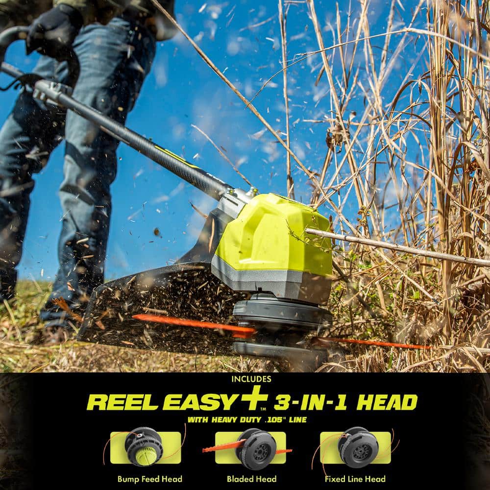RYOBI 40V HP Brushless Whisper Series 21" Walk Behind Self-Propelled All Wheel Drive Mower, Trimmer/Blower/Batteries/Chargers