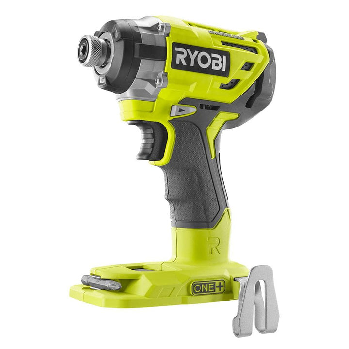 RYOBI ONE+ 18-Volt Cordless Brushless 3-Speed 1/4 in. Hex Impact Driver Kit with Belt Clip, 2.0 Ah Battery and Charger