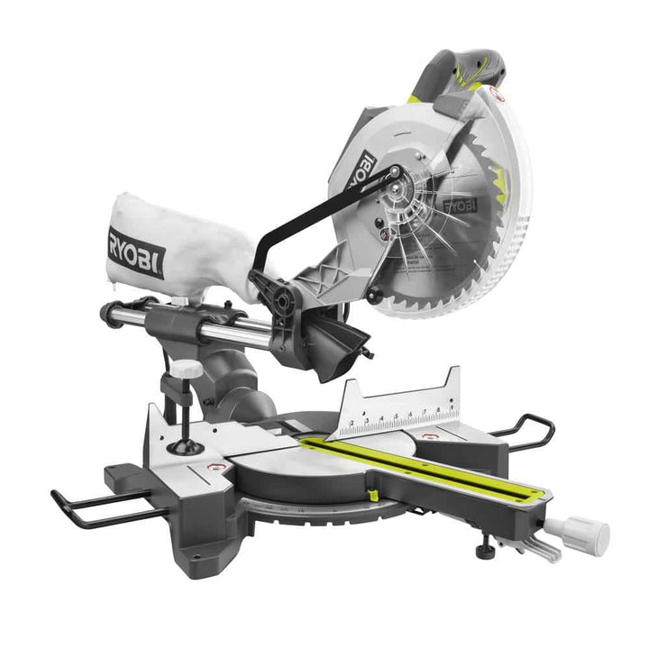 RYOBI 15 Amp 10 in. Corded Sliding Compound Miter Saw with LED Cutline Indicator (TSS103)