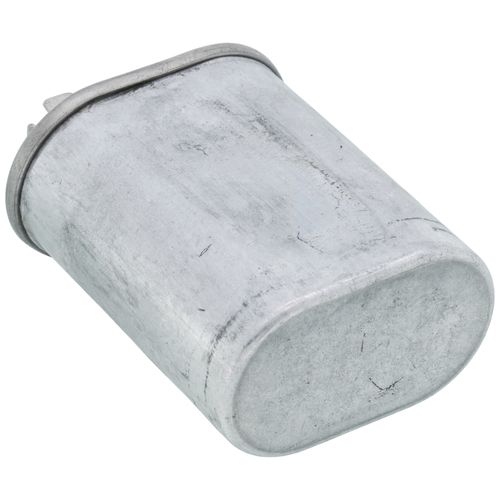 York S1-02420045700 capacitor - side view (Voltage: 370V; MFD: 7.5)