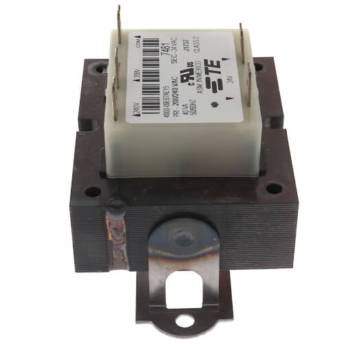 York S1-02518452700 transformer - side view (Voltage: 240/24V; Product Type: Transformer)
