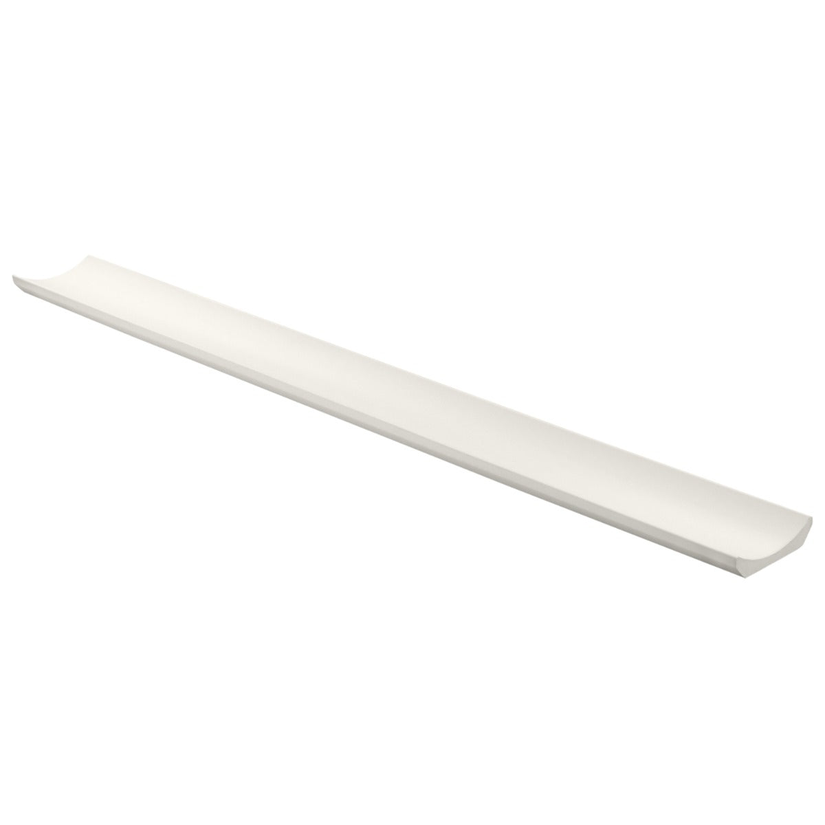 Roller White Fluted Column 4x36 3D Handmade Matte Ceramic Tile