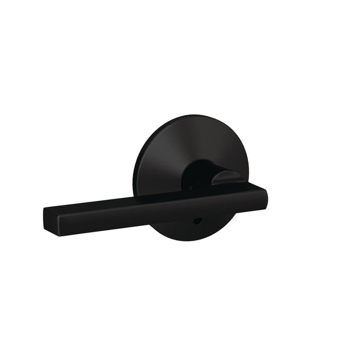 Custom Latitude Matte Black Kinsler Trim Dummy Door Lever (2-Pack)