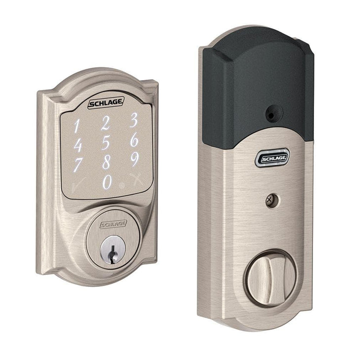 Schlage Camelot Satin Nickel Sense Smart Door Lock