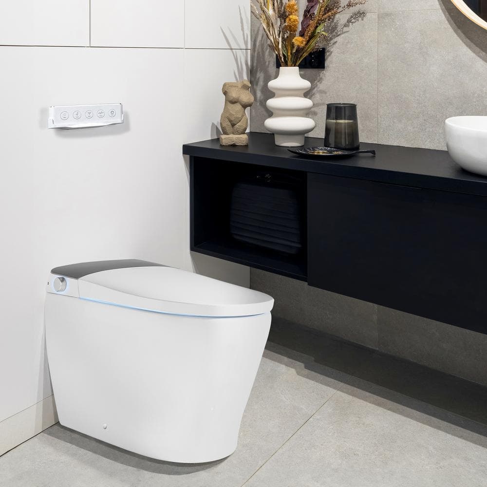 BIDETMATE 5000 Series Intelligent Elongated Bidet Toilet with Heated Water and Remote Control