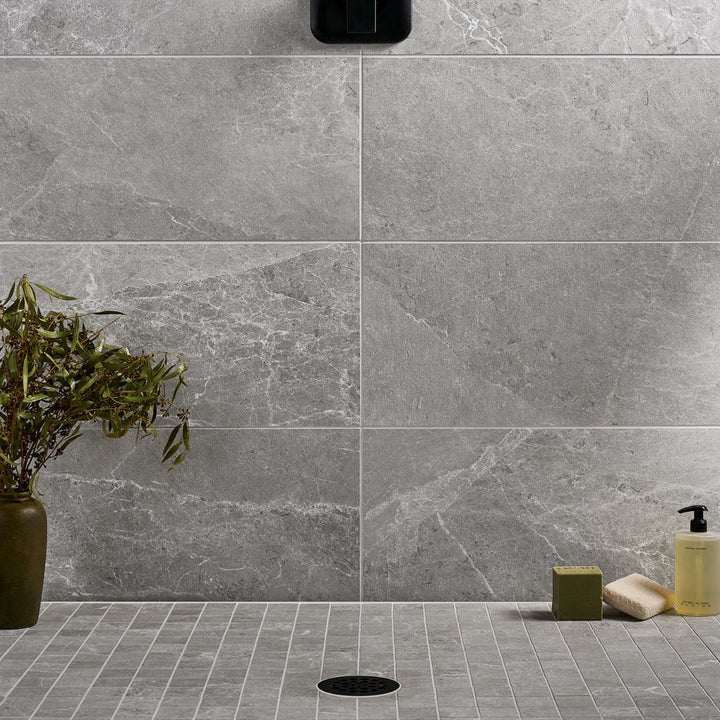 ZenTech Silver Gray 12x24 Matte Porcelain Tile - Lux Tile