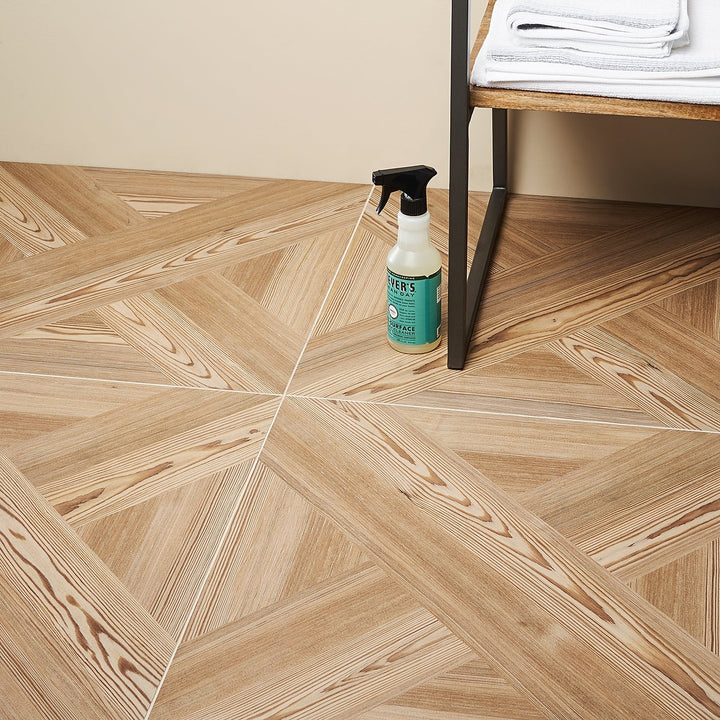 Barberry Decor Miele 24x24 Matte Wood Look Porcelain Tile