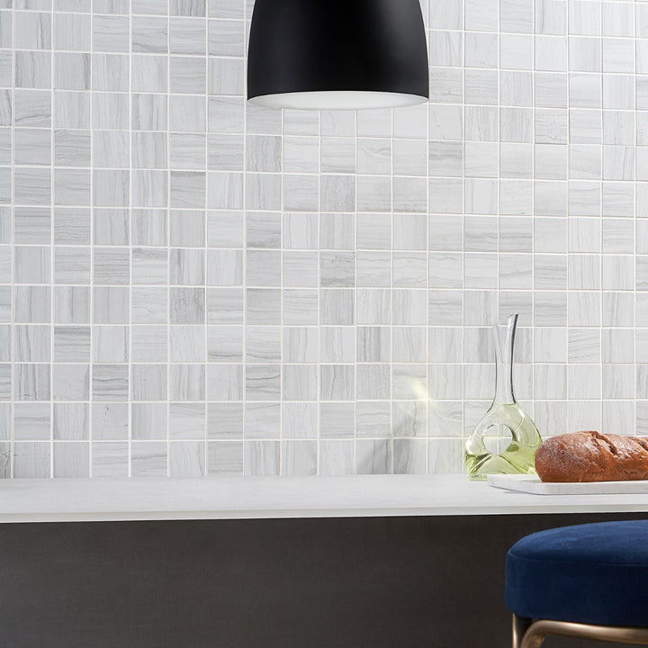 DreamStone Luminus White 2x2 Matte Porcelain Mosaic Tile