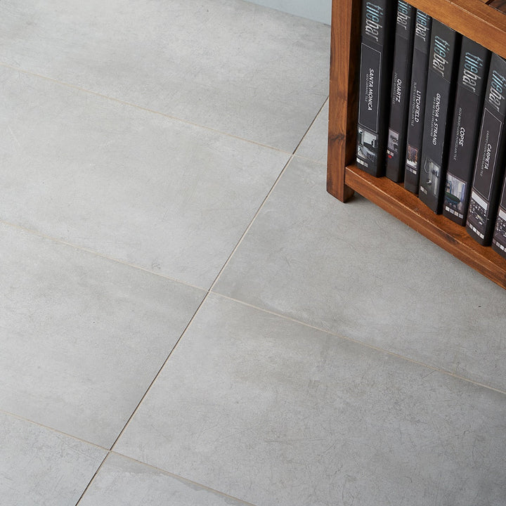 Bond Nimbus Silver 12x24 Matte Porcelain Tile - Lux Tile