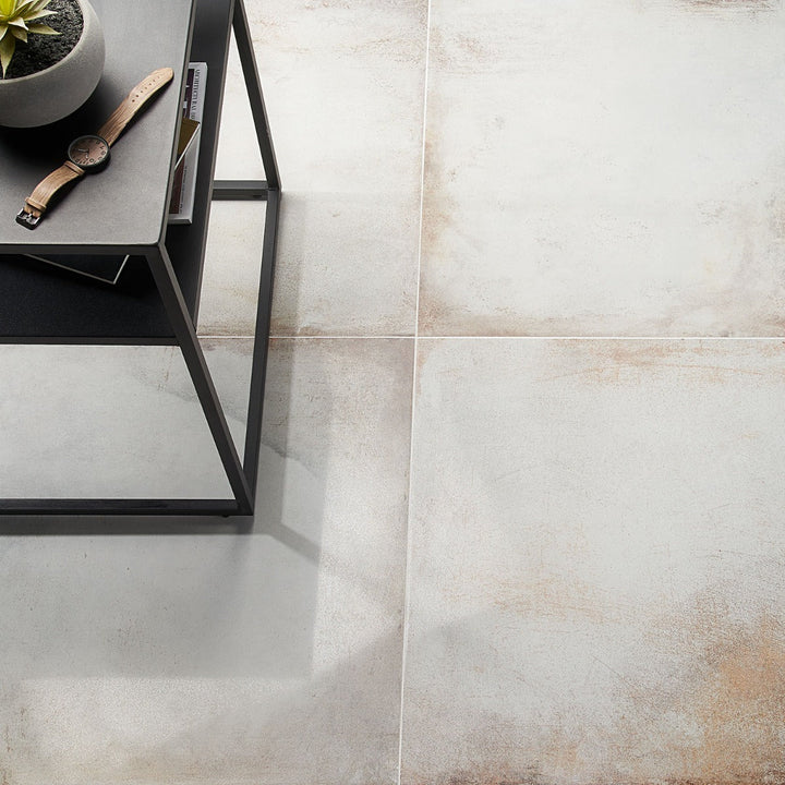 Angela Harris Flatiron White 24x48 Semi-Polished Porcelain Tile