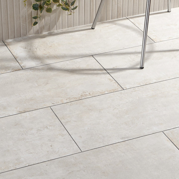 Lux Tile Portrait Ivory Matte Porcelain Tile 12x24
