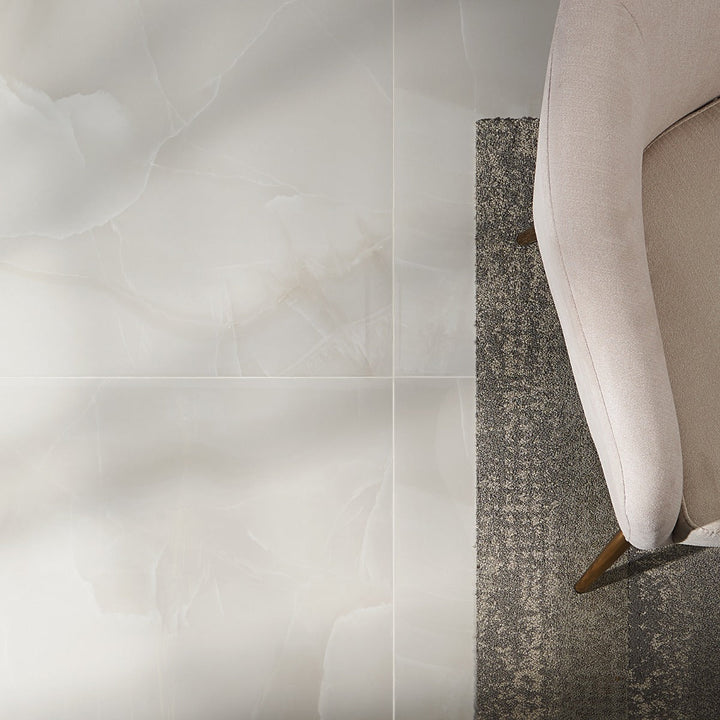 DreamStone Aztec Onyx Bianco 24x48 Polished Porcelain Tile