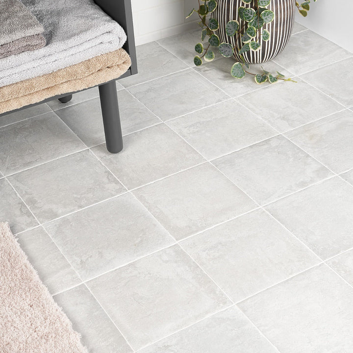 Lux Tile Alesso Perla Gray 8x8 Matte Porcelain Tile