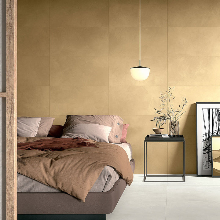 Lux Tile Clay Glee Gold 16x32 Matte Porcelain Tile
