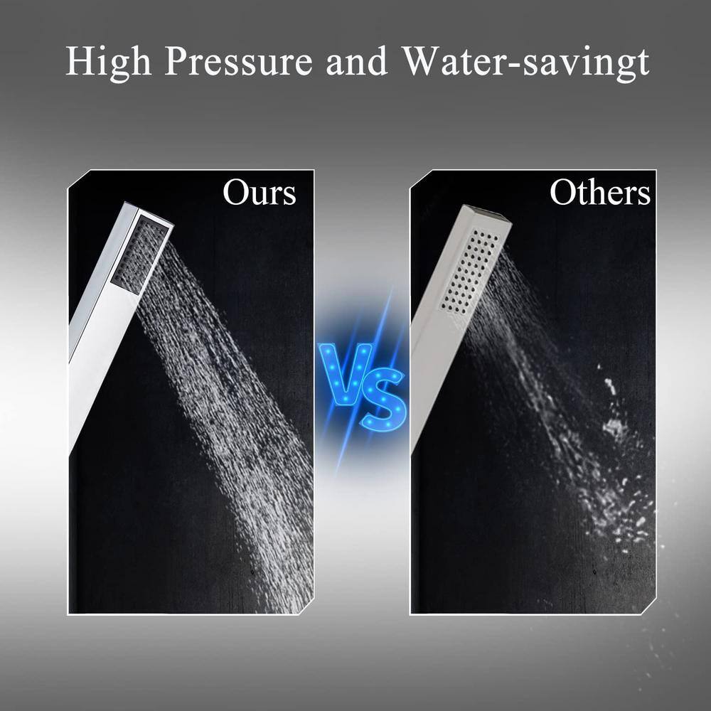 Unbranded Commercial Metering Single Handle Bathroom Sink Faucet in Stainless Steel